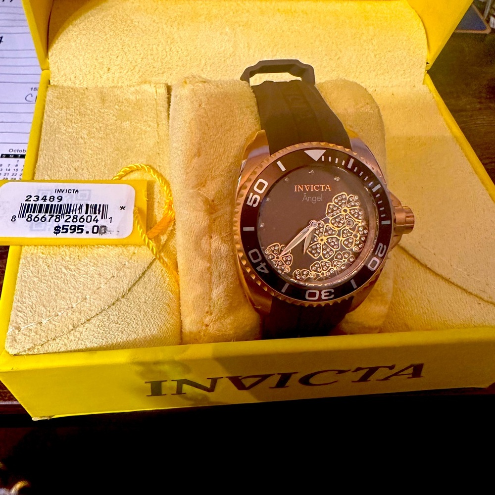 Pretty brown Invicta watch.